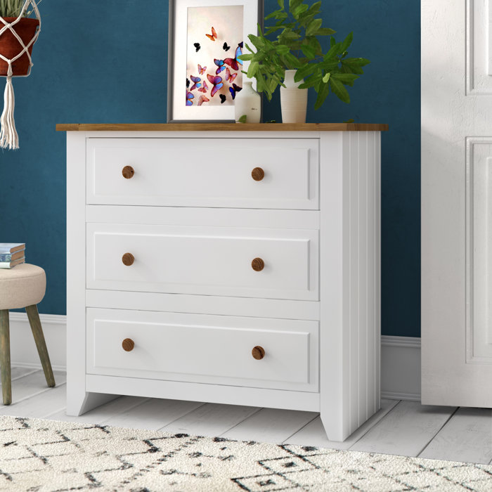 August Grove Katalina 3 Drawer Chest of Drawers & Reviews Wayfair.co.uk